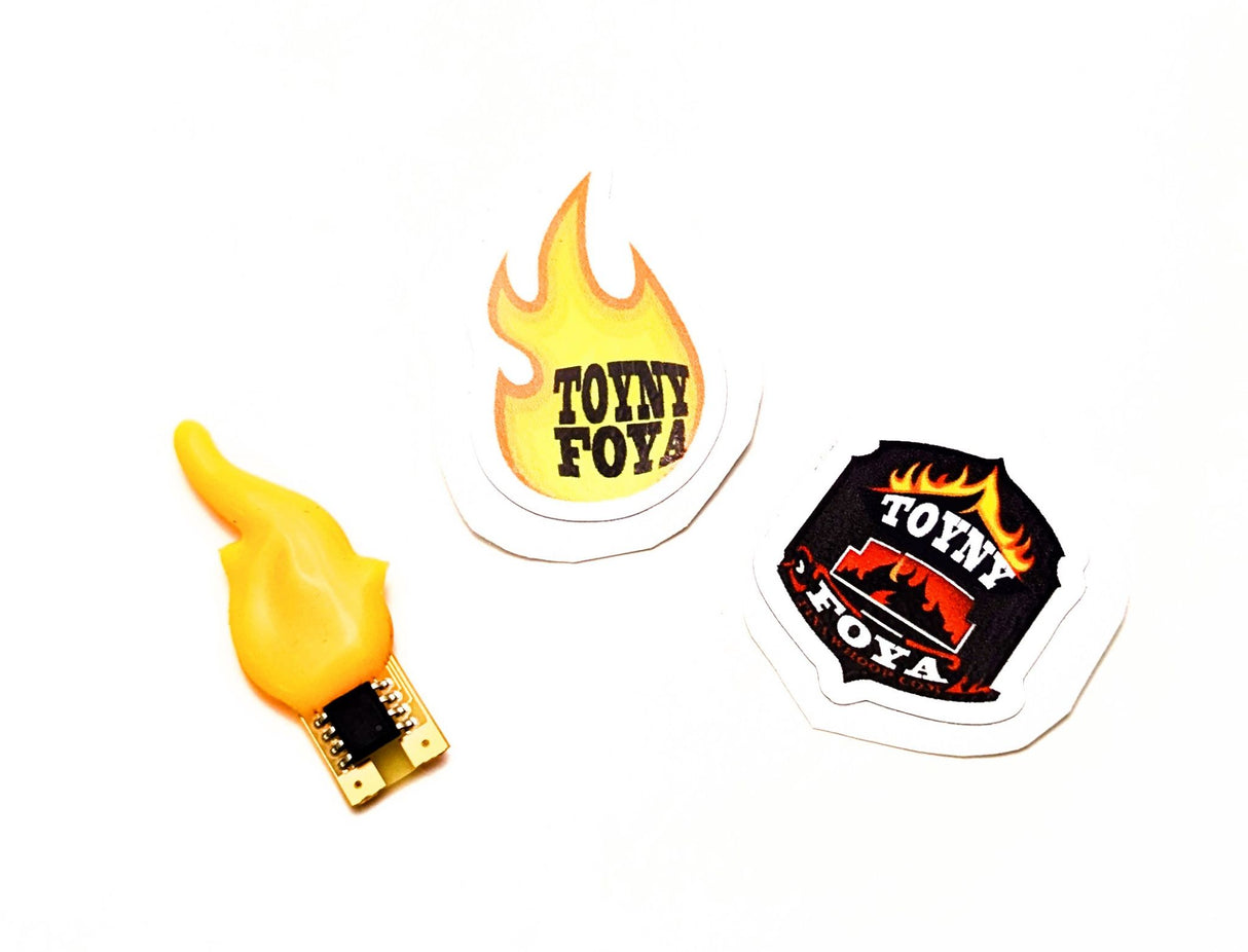 TOYNY FOYA Animated 1S Flickering Fire LED