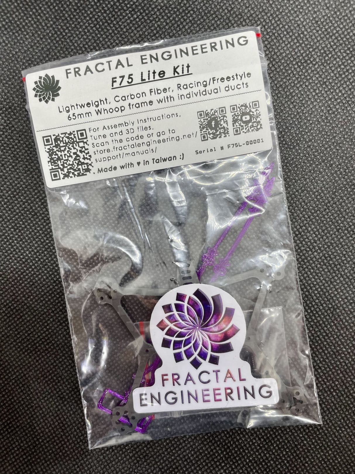 Fractal 75 LITE Brushless Frame Kit